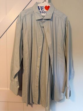 Light Green Men's Dress Shirt